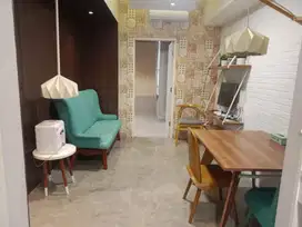 Apartemen skandinavia bulanan 2 kamar murah