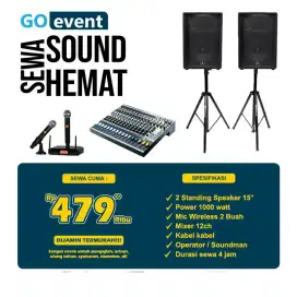 Sewa Sound system termurah Se-Bekasi