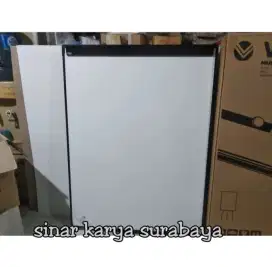 flip chart merek vtec uk 90x120 kondisi baru