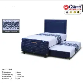 Spring bed central 2 in 1 javelin uk 120x200