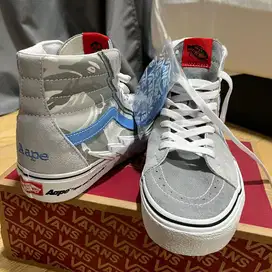 VANS X AAPE SK8 - HI BOLT | GREY BLUE