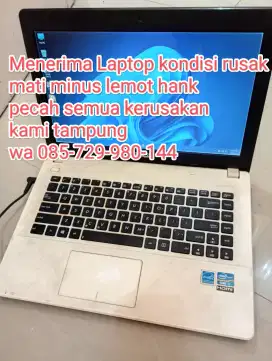 Laptop netbok acer core i3 14 inc lemot kami tampung