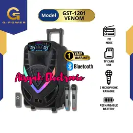 PROMO SPEAKER PORTABEL G-POWER 12 INCI GARANSI RESMI