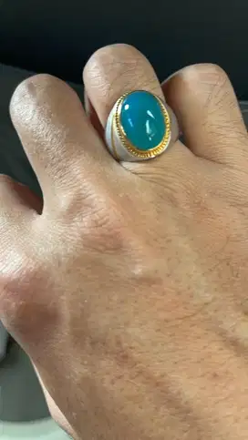 Bacan Majiko dim 16*12*7 ring perak krum kombinasi doff
