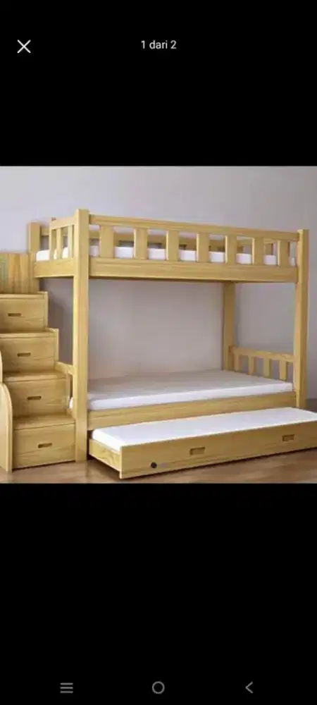 Tempat tidur tangga