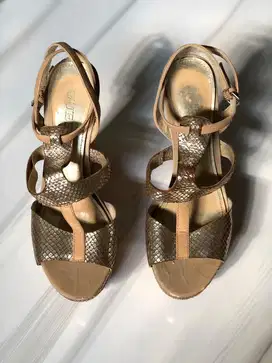 Guess Wedges Gold Orange