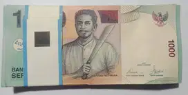 UANG KERTAS 1000 RUPIAH PATTIMURA TAHUN 2000
