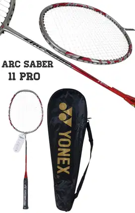 Raket Badminton Bulu Tangkis Senyawa Lentur ArcSaber 11 Pro