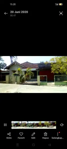 Jual rumah kampung lokasi dekat pabrik hilon wonorejo lt487m hrg 550jt