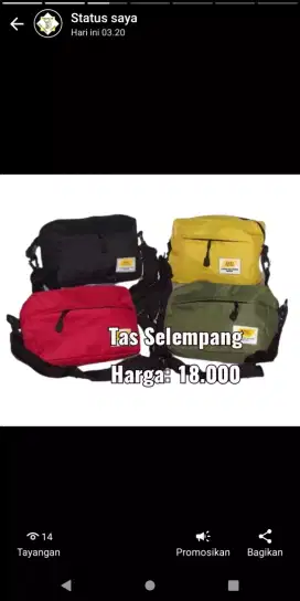 Tas Selempang Baru