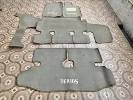 Karpet Mobil Terios - FULL SET - BLUDRU - ORIGINAL DAIHATSU TERIOS
