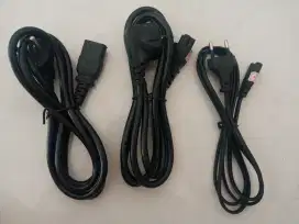 Kabel listrik untuk komputer, printer dan adaptor