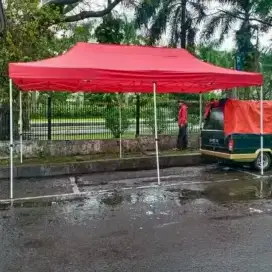 Tenda cafe metik atau lipat