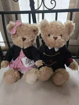 Boneka couple teddy bear