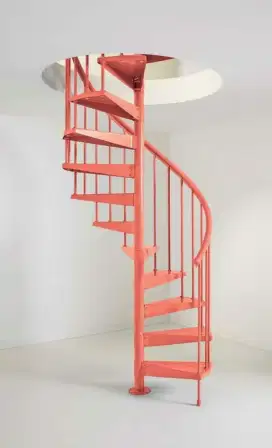Tangga putar plat bordes