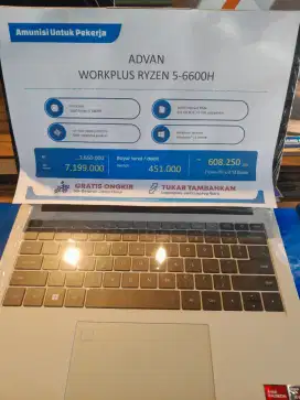 Kredit advan workplus Ryzen 5-6600H