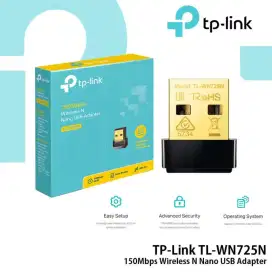 USB WiFi Adapter TP-Link TL-WN725N 150Mbps Nano Wireless