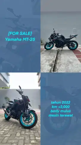 Dijual Yamaha MT-25 Warna Abu Kondisi Mulus