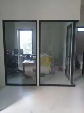 Terpasang Kusen Alumunium Jendela Aluminium