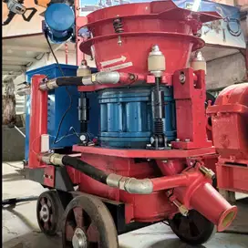 MESIN PENYEMPROT PLESTER SEMEN SHOTCRETE SPRAYING CEMENT PZ6 LISTRIK
