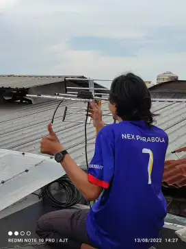 Teknisi Antena UHF Digital dan Antena Parabola kec Wiyung