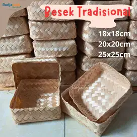 Besek Tradisional 20x20cm (20pcs)