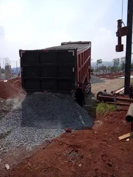 Sirdam split makadam abu batu pasir pasang cor batu belah kali sirtu