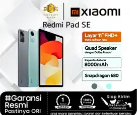 Xioami Redmi Pad Se Ram 4/128Gb Bergaransi Resmi Batrrai 8000mAh