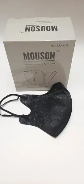Masker Duckbil Hitam ( 9box )
