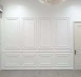 Wall molding, plafon gypsum dan pvc, partisi/skat ruangan dan pengecat