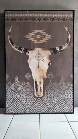 Jual Lukisan Canvas-Tengkorak hewan