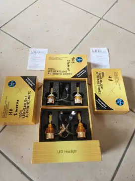 Lampu Led H11, Hb4, hb3 2warna putih kuning+pasang