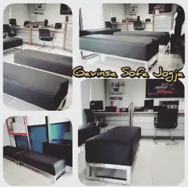 Sofa Tunggu Loby Premium custom garansi 2 Tahun , harga / pcs