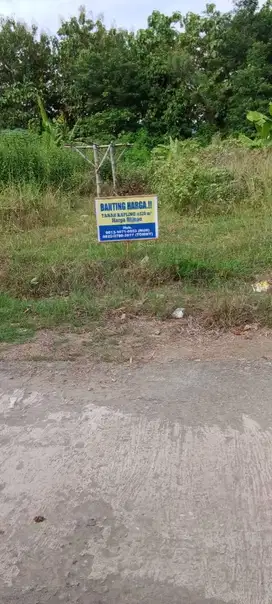 Dijual Tanah Kavling Daerah Nguter Banting Harga