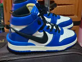 Sepatu Nike Ambush X Dunk High Deep Royal Blue sz 43