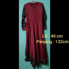 Gamis Batik Solo Preloved