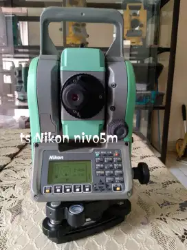 Jual total station Nikon nivo5m bekas