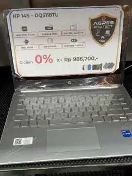 LAPTOP HP 14S | CASH, CICILAN