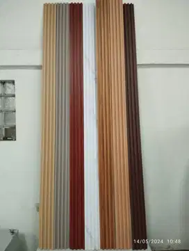 Wall Panel PVC Dinding/ Wood Panel Motif Kayu - Panjang 2,9m
