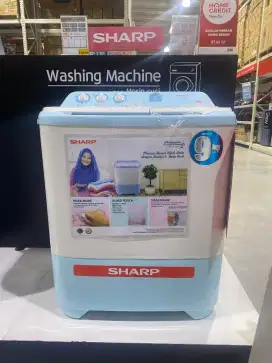 KREDIT MESIN CUCI SHARP ES 9KG GRATIS HINGGA 2X CICILAN