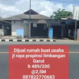 jual  tanahrumah kantor ruko jl raya propinsi limbangan garut bandung