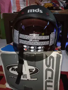 Helm MDS Magnum #Hitam Doff