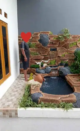 kolam relif tebing permeter