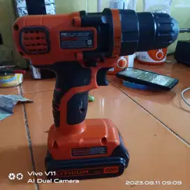 Bor cordless blackdeker litium 20v