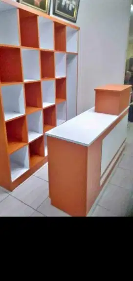Meja kasir rak loundry
