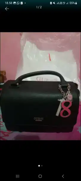 TAS GUESS BLACK