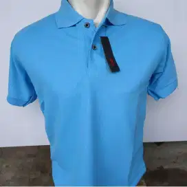 Grosir dan Ecer Kaos Kerah Tshirt Pria Lengan Pendek Polos