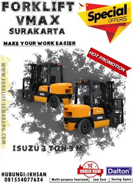 Promo Murah Forklift 3 ton Wonosobo