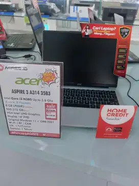 Acer Aspire 3 A314 35B3 || Kredit Laptop Dp 0% free 1x Cicilan