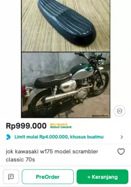 Jok Scrambler W175 (Weekend Sale)